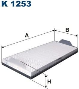 Filter, cabin air K1253