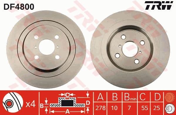 Brake Disc DF4800