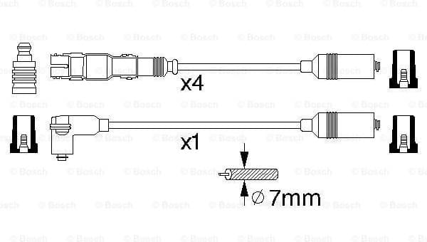Ignition Cable Kit 0986356304 - image 5