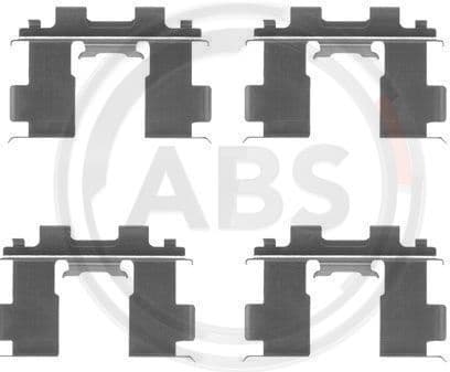 Accessory Kit, disc brake pad 1205Q