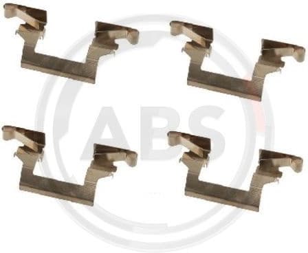 Accessory Kit, disc brake pad 1614Q