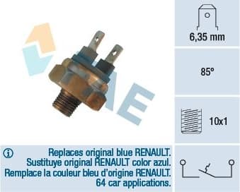Temperature Switch, coolant warning lamp 35460