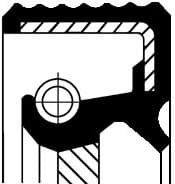 Seal gear box rear 010 19287B - image 2