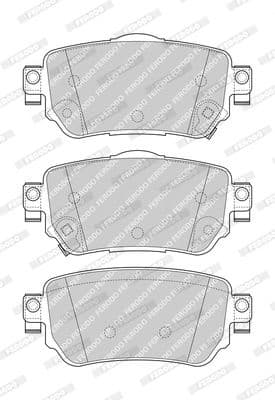 Brake pads rear, Top Quality FDB4842 - image 2