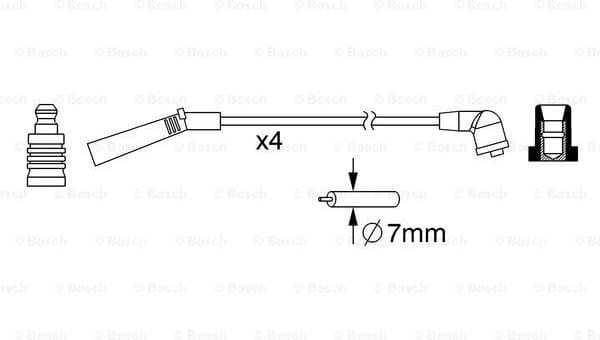 Ignition Cable Kit 0986357093 - image 5