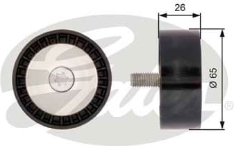 Deflection/Guide Pulley, V-ribbed belt DriveAlign™ T36388