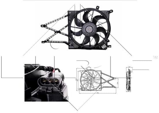 Fan, engine cooling 47015 - image 2