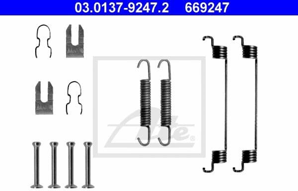 Accessory Kit, brake shoes 03.0137-9247.2