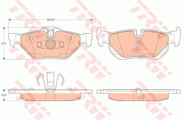 Brake Pad Set, disc brake GDB2050 - image 2