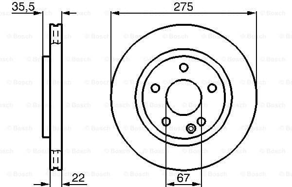 Brake Disc 0986478474
