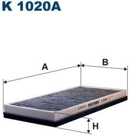 Filter, cabin air K1020A