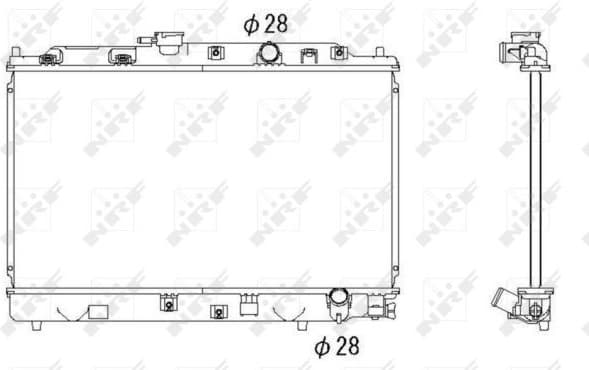 Radiator, engine cooling 53286 - image 2