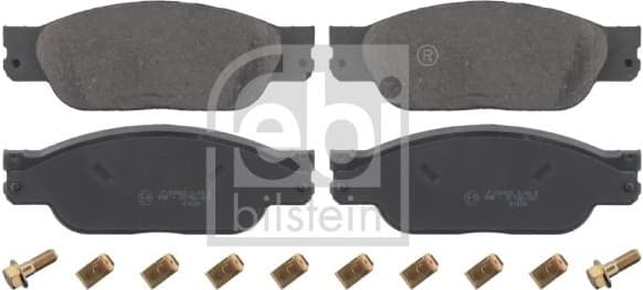 Brake Pad Set, disc brake 116088