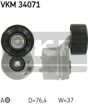 Tensioner belt VKM34071 - image 2