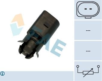 Sensor, exterior temperature 33515