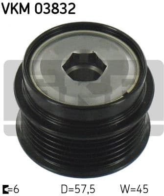 Freewheel clutch alternator VKM03832