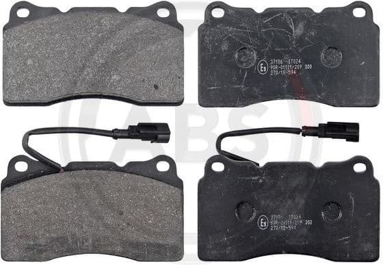 Brake Pad Set, disc brake 37106
