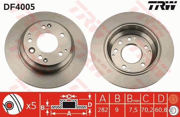 Brake Disc DF4005