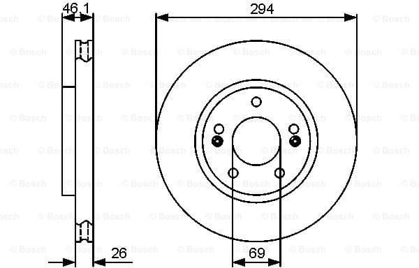 Brake Disc 0986479434