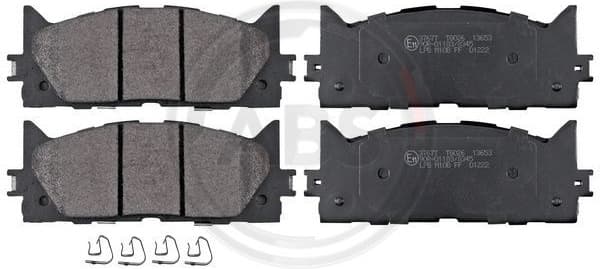 Brake Pad Set, disc brake 37677
