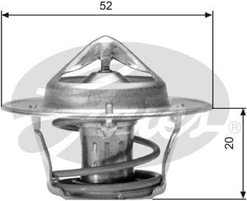 Thermostat, coolant TH04182G1
