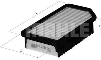 Filter air LX2739