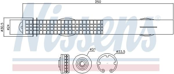 Dryer, air conditioning ** FIRST FIT ** 95467