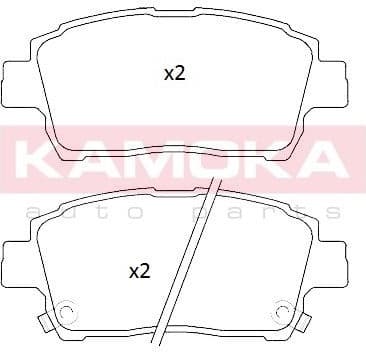 Brake pads front JQ101157