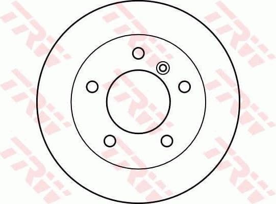 Brake Disc TRW SINGLE DF4088S - image 2