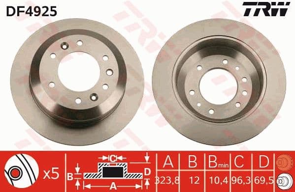 Brake Disc DF4925