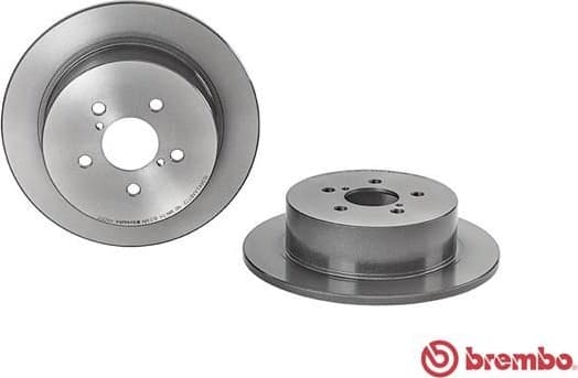 Brake discs kit rear, (2pcs), Top Quality 08.A605.11 - image 2