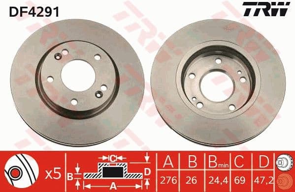 Brake Disc DF4291