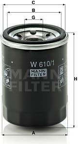 Oil Filter W610/1