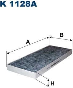 Filter, cabin air K1128A