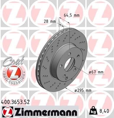 Brake Disc SPORT BRAKE DISC Z 400.3653.52