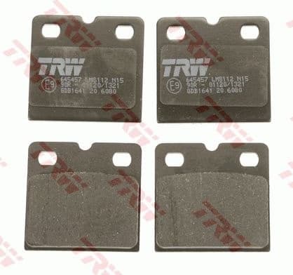 Brake Pad Set, disc parking brake COTEC GDB1641 - image 2