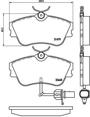 Brake Pad Set, disc brake PRIME LINE P85050