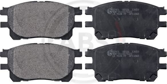 Brake Pad Set, disc brake 37421
