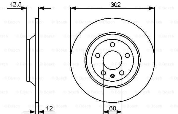 Brake Disc 0986479458