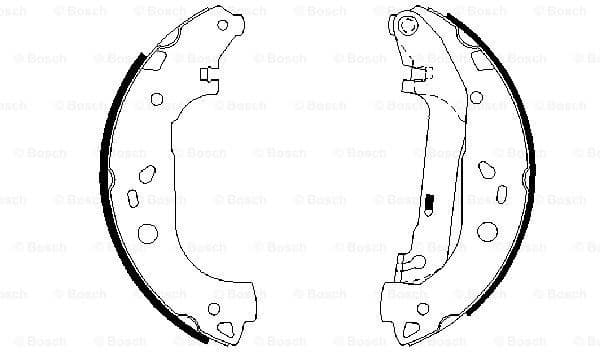 Brake Shoe Set 0986487667 - image 2