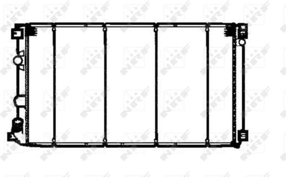 Radiator, engine cooling 58324