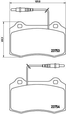 Brake Pad Set, disc brake PRIME LINE P61064