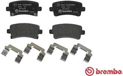 Brake pads rear, Top Quality P59060 - image 2