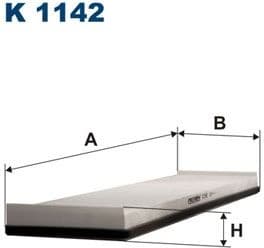 Filter, cabin air K1142