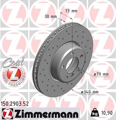 Brake Disc SPORT BRAKE DISC Z 150.2903.52