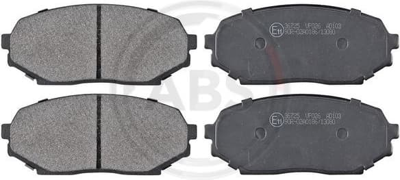 Brake Pad Set, disc brake 36725 - image 2