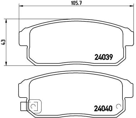 Brake Pad Set, disc brake PRIME LINE P49035