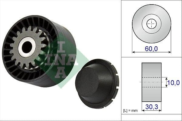 Tensioner Pulley, V-ribbed belt 531081110