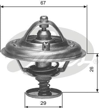 Thermostat, coolant TH09180G1