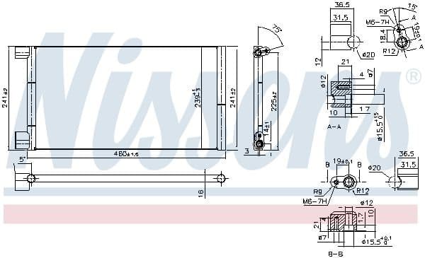 Condenser, air conditioning ** FIRST FIT ** 94785